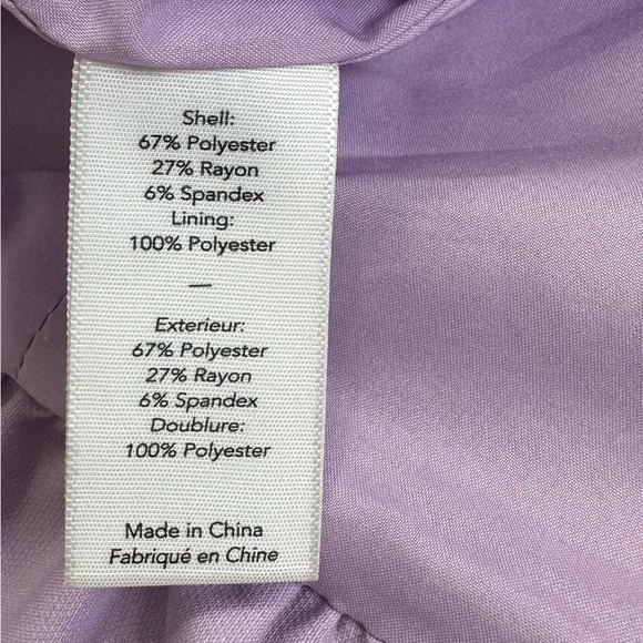 Likely Amica Tiered In Orchid Bloom Lavender Ruffle Detail on the Hem Mini Dress - Picture 8 of 12